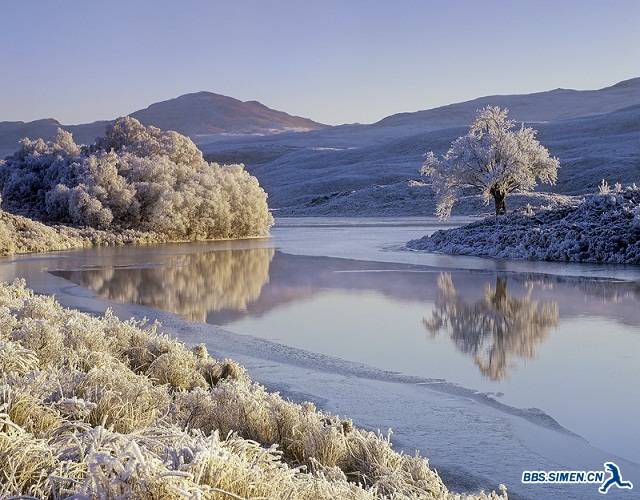 Frosted Paradise by Ian Cameron. Loch Achanalt, Strathbane, Scotland.jpg